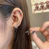 2 пары персонализированных креативных миниатюрных сережек в виде мух для мужчин и женщин, забавные абстрактные нишевые украшения, аксессуары, подарок для пары.