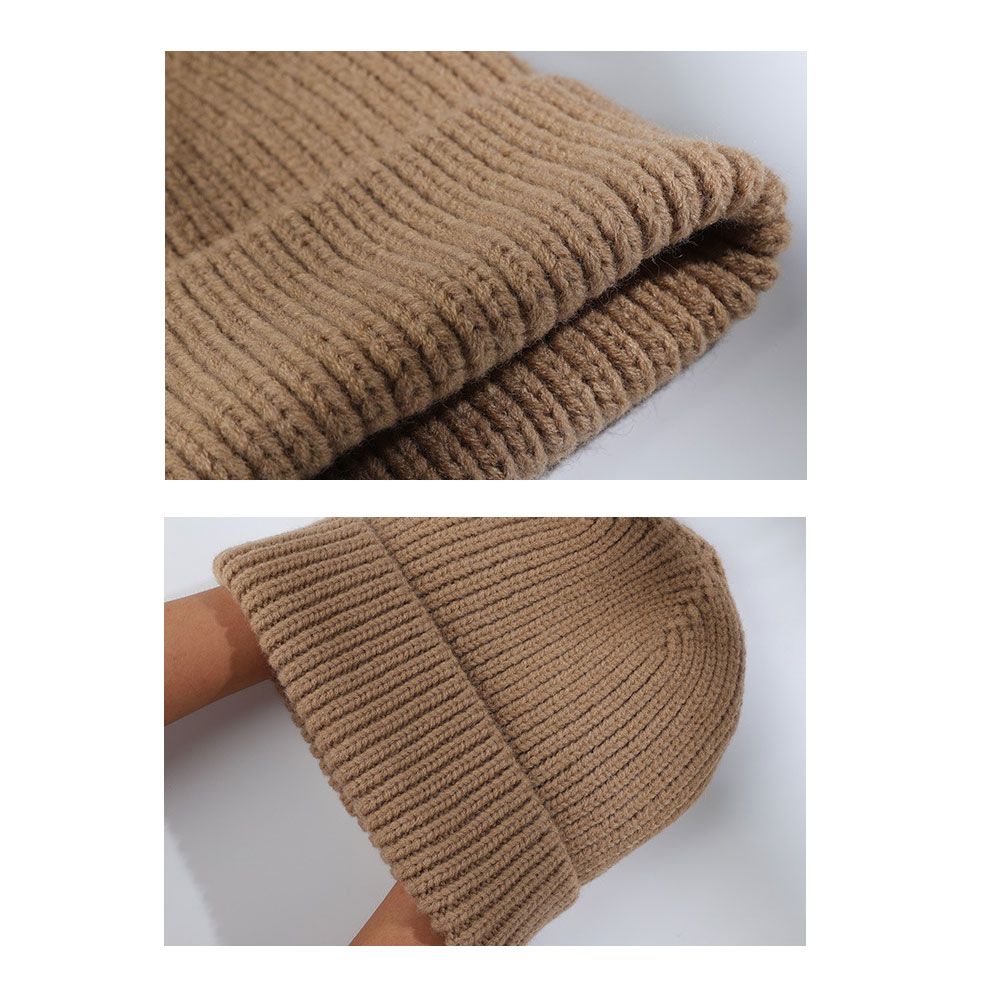 2025 Winter Warm Hats for Women Casual Stacking Knitted Bonnet Caps Men Hats Solid Color Hip Hop Unisex Female Beanies