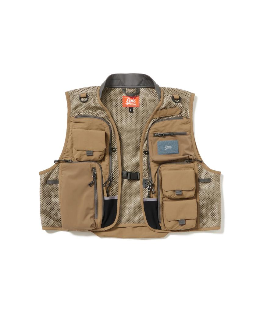Snow Peak Oreti Vertical Pocket Vest Outerwear Vest BEIGE M EP-VT-26SU001 Mid-layer Men's Women's
