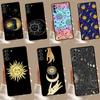 Астрологический Космический Чехол 'Солнце Луна Звезда' Для Samsung Galaxy S23 Ultra S24 S22 Note 20 Ultra 10 Plus S8 S9 S10 S20 S21 FE Чехол