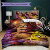 Five Nights Freddys Bedding 1 Duvet Cover 2 Pillowcase Without Core Without Core Soft And Comfortable Bedding Set Duvet Cover And Pillowcase