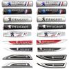 2pcs/1pair new 3D Peugeot logo metal Car Fender side Car door Emblem car window sticker styling Accessories