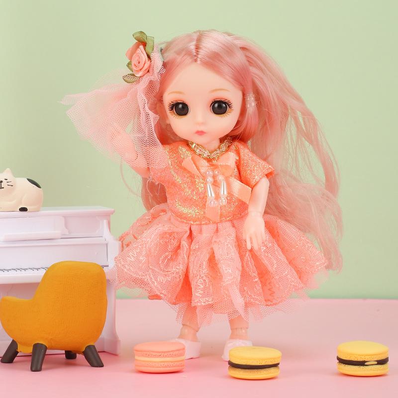 Набор кукол Девочка Девочка Подарочная коробка Детская Имитация Наряжать Куклу Принцесса Игрушка