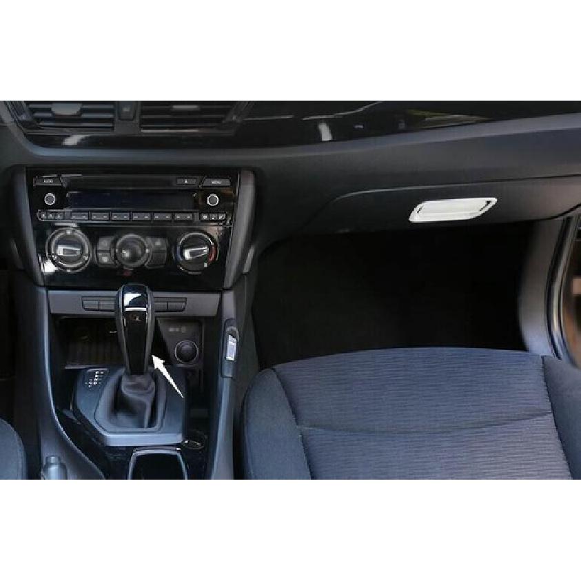 Fit For BMW X1 E84 2010-2013 ABS Black Inner Gear Shift Knob Decor Cover Trim