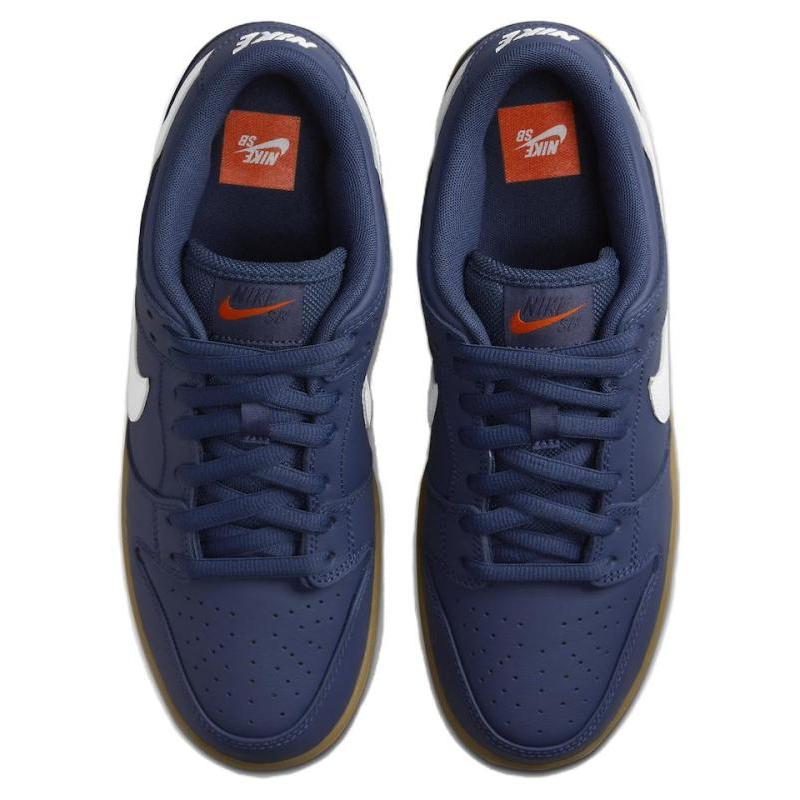 Nike Sb Dunk Low Navy Gum Skateboard Shoes FJ1674-400