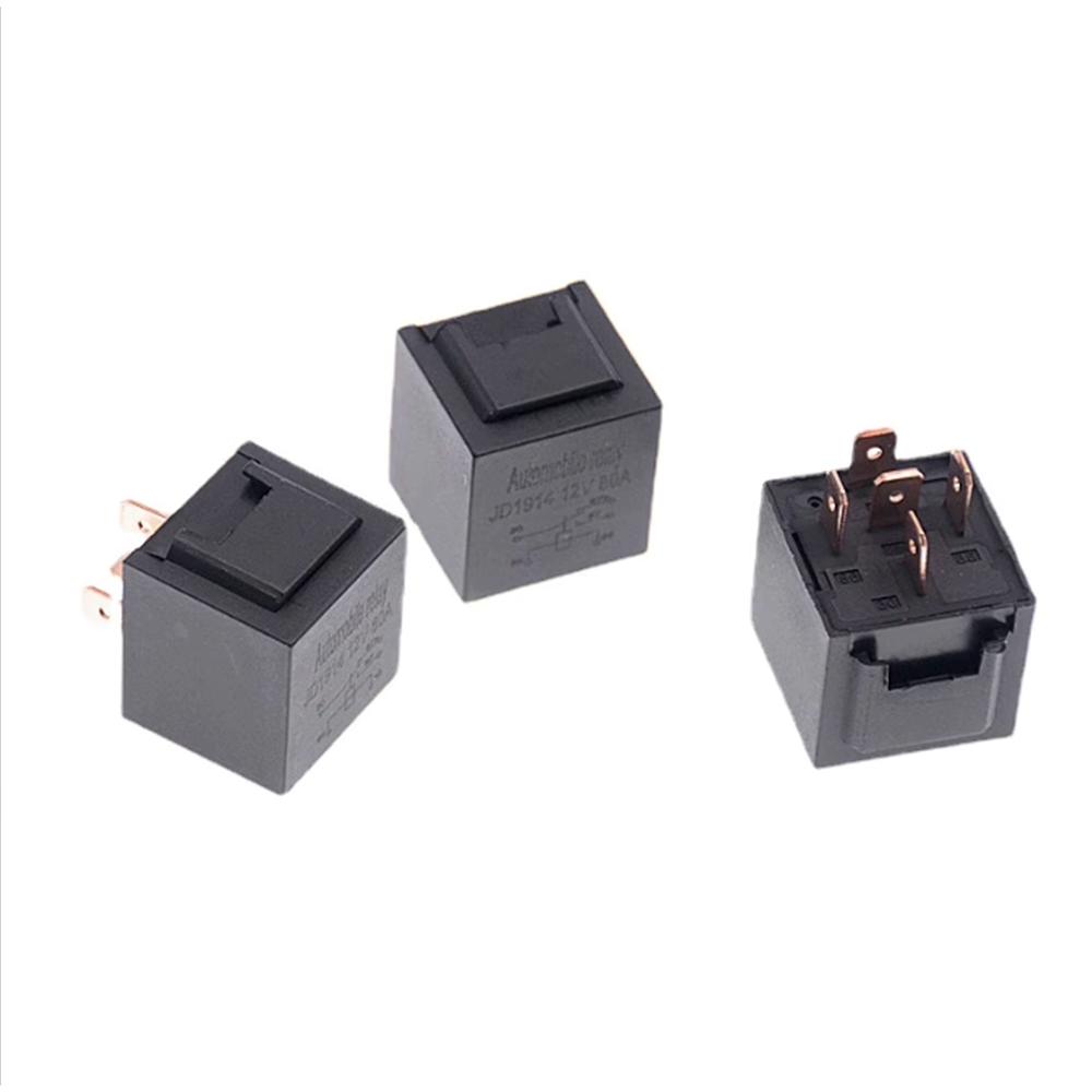 12V 24V 80A 4pin/5pin Waterproof Automotive Relay Car Control Device Car Plug-in Relays High Capacity Switching Relays 5