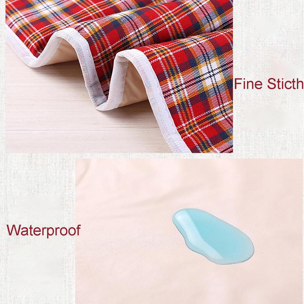 3-Layer Adult Elderly Cloth Diaper Pad Incontinence Nappy Urine Matte Reusable