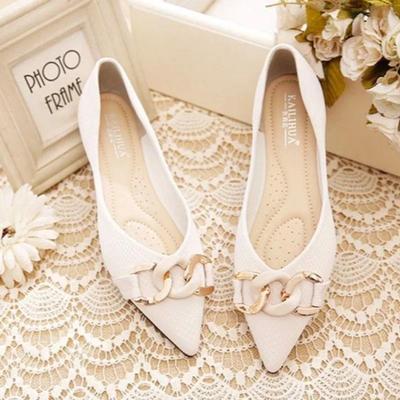 Модная Сексуальная Женская Обувь Острый Носок Стильный Отпуск со Скидкой Лето 2025 Элегантное Платье по Акции Промоакция Женские Балетки