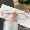 New Fashion Woman Glasses Cat Eye Shape Anti Blue Light Eyeglass Frames European American Style Frame Glasses