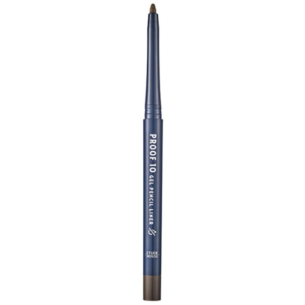 Etude House Proof 10 Gel Waterproof Auto Pencil Liner, No. 2 Dark Cacao, 6 Pcs.