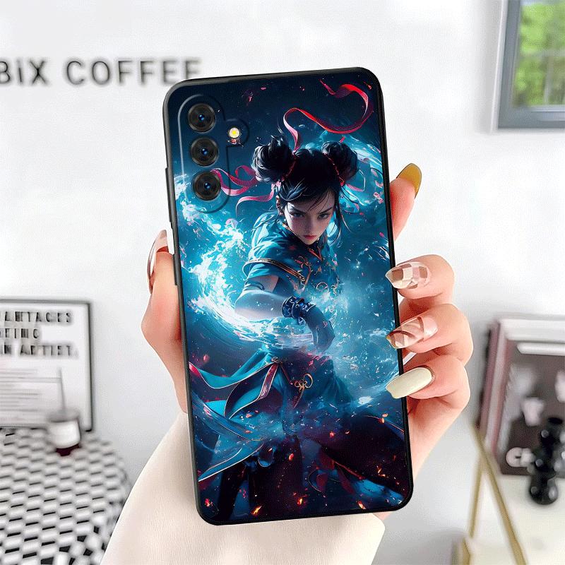 ChunLi S-Street F-FighterS Soft Phone Case for Samsung A17 A37 A57 A16 A26 A36 A56 A15 A25 A35 A55 A14 A24 A34 A54 A13 A23 A33 A
