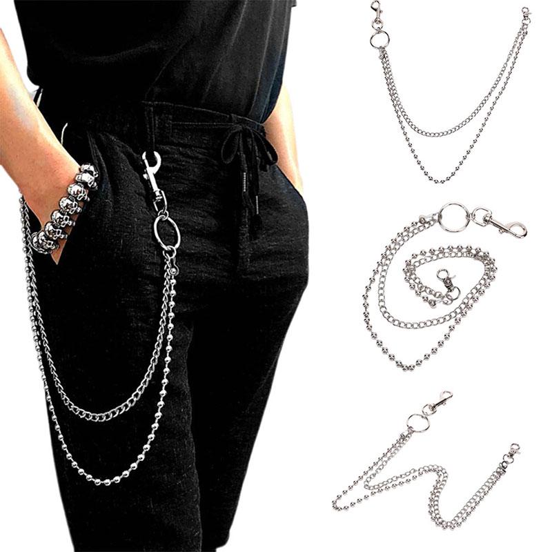 Панк Женщины Мужчины Цепочка Брелок Рок Брюки Брюки Жан Хип-Хоп Декор Подарок