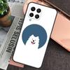 Cartoon Samoyed Dog For Samsung Galaxy M34 M54 M14 M53 M33 M13 M12 M32 M52 M20 M15 M55 M21 M51 M30s M31s Case