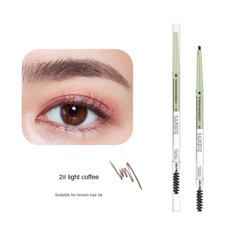 Double Head Eyebrow Pencil Thin Head Waterproof, Sweat Resistant, Non-smudgeon Natural Three-dimensional Lasting Student Cosmetics Beauty Products