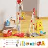 Toddler Cleaning Set Kids Cleaning Toy Includes Duster Brush Mop Sponge Broom Dustpan Cloth Housework Pretend Play Set for Boys Girls Ages 2-5