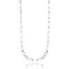 Silver Basic Clip Chain Necklace Llns24216S_S