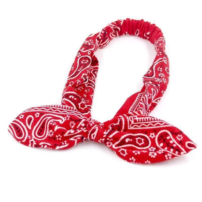 Новые Бохо женские мягкие однотонные повязки на голову с принтом винтажные эластичные повязки для волос с перекрестным узлом тюрбаны банданы для девочек аксессуары для волос тюрбаны