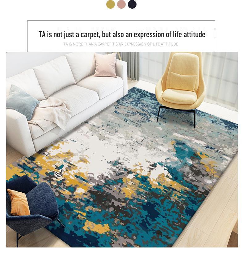 Ковер для гостиной в скандинавском стиле Crystal Velvet