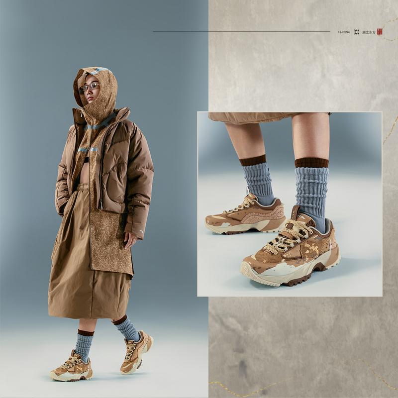 Li Ning Outdoor CF Tracing, Wild Xingshan V2 Нескользящая Износостойкая Подошва Низкие Туристические Ботинки Унисекс AHCU061-1