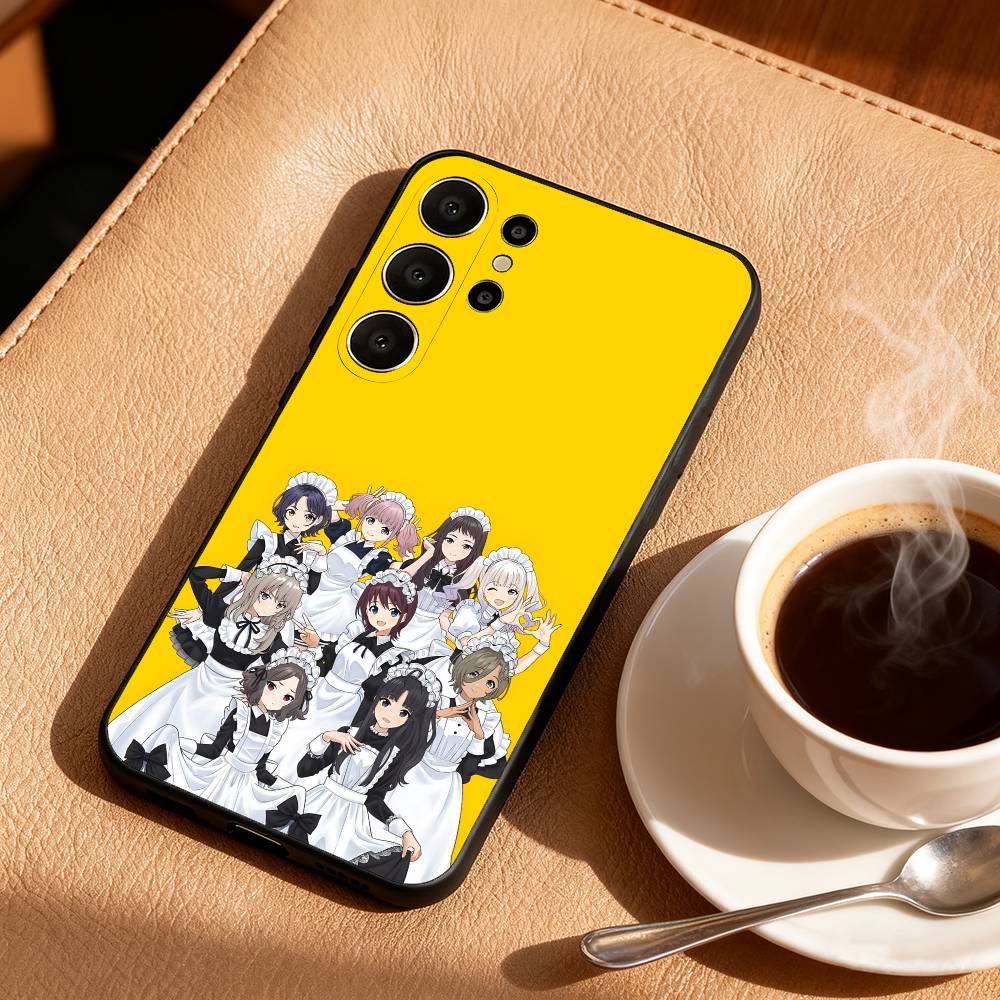 Чехол для телефона G-Girl Anime BandS C-Cry для Samsung S26, S25, 24, 23, 22, 30, 21, 10, 9, Ultra, Plus, Lite, FE, Мягкий черный чехол