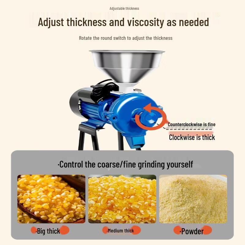 Rongyu 4000W Electric Grain Mill and Pulverizer