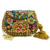 Женский металлический мозаичный клатч-коробочка из ракушки и перламутра для свадьбы и вечеринки (Разноцветный)