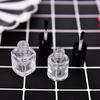 1/2Pc 5Ml Clear Glass Empty Nail Polish Bottle Container With A Lid Brush