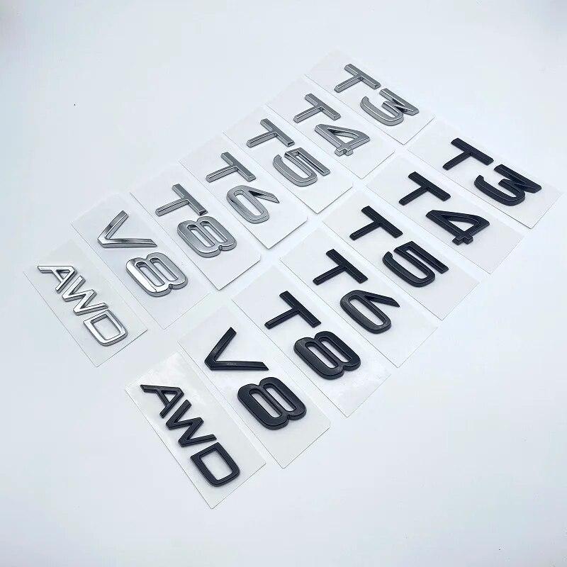 3D AWD T3 T5 T6 T8 логотип эмблема значок наклейка автомобиля наклейка для Volvo C30 V40 V60 S40 S60 XC60 XC90 XC40 S80 S90 S80L S60L автомобильный Стайлинг