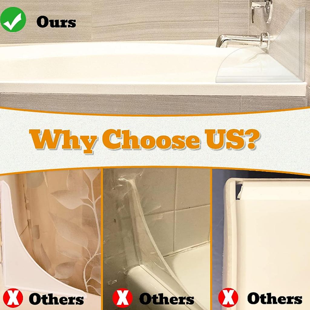 2 шт. Прозрачный брызгозащитный экран, простая установка, защита от брызг воды для раковины, кухонной раковины, аксессуары для ванной комнаты