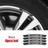 4PCS Sticker Accessories for Hyundai Accent I30 IX35 I20 I10 I40 Tucson Kona Sonata Elantra Genesis Car Wheels Rims Racing Badge ZZ32