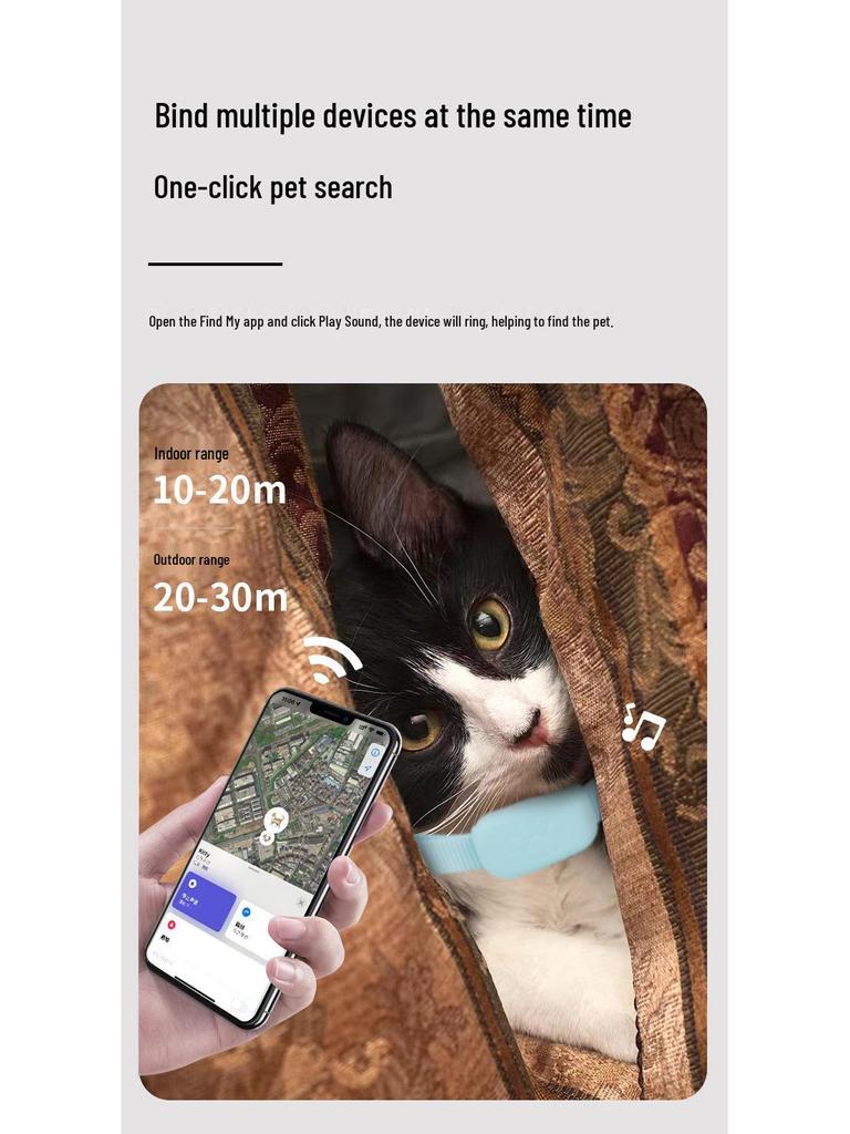 Pet Collar AirTag Replacement: Silicone Anti-Lost Case for Dogs and Cats