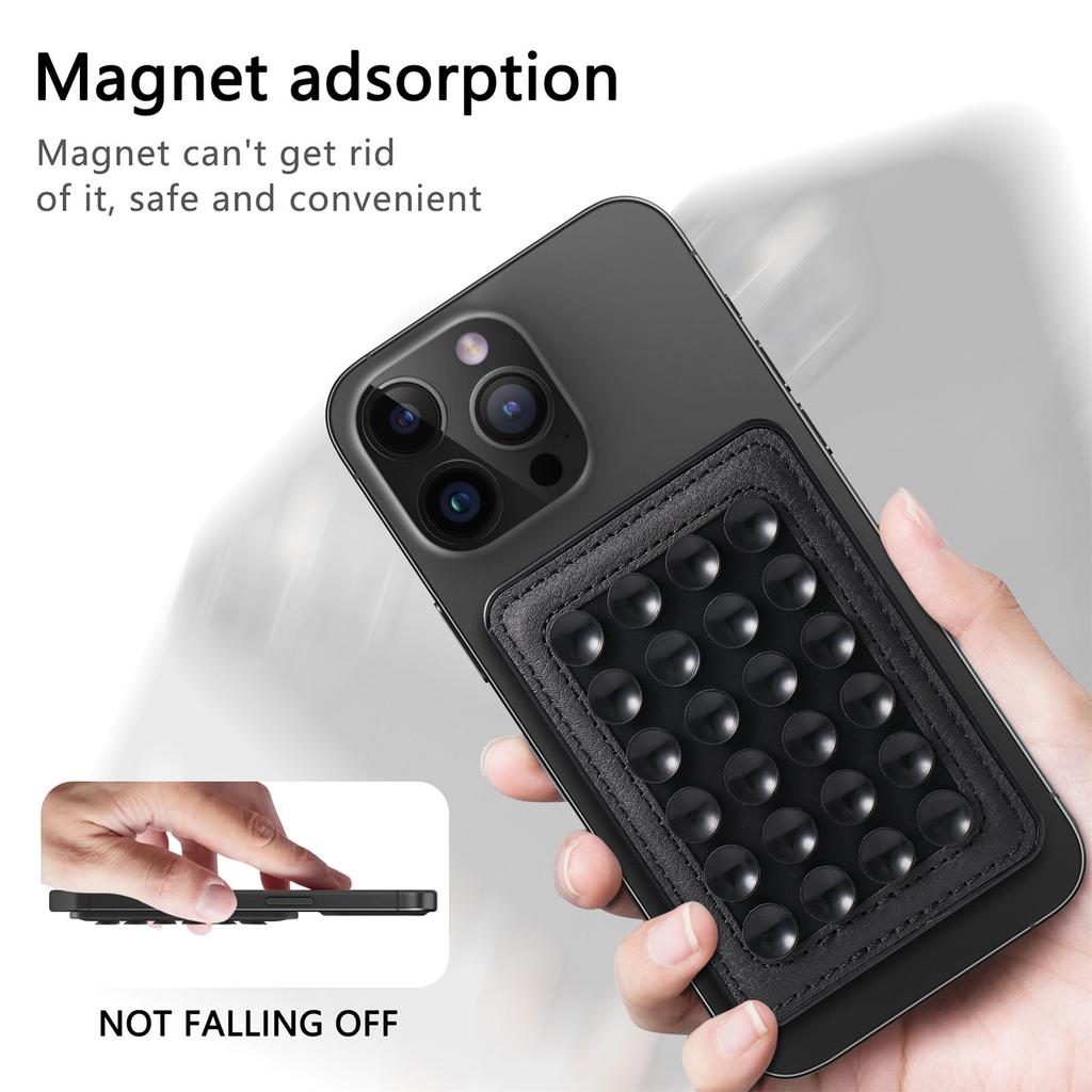 MC-W18 Magnetic Phone Back Stand Silicone Suction Cup Phone Mount