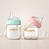 Oubani 210 мл Эксцентричная пустышка для новорожденных Стеклянная бутылочка Против метеоризма Против плевков Против удушья Детская бутылочка