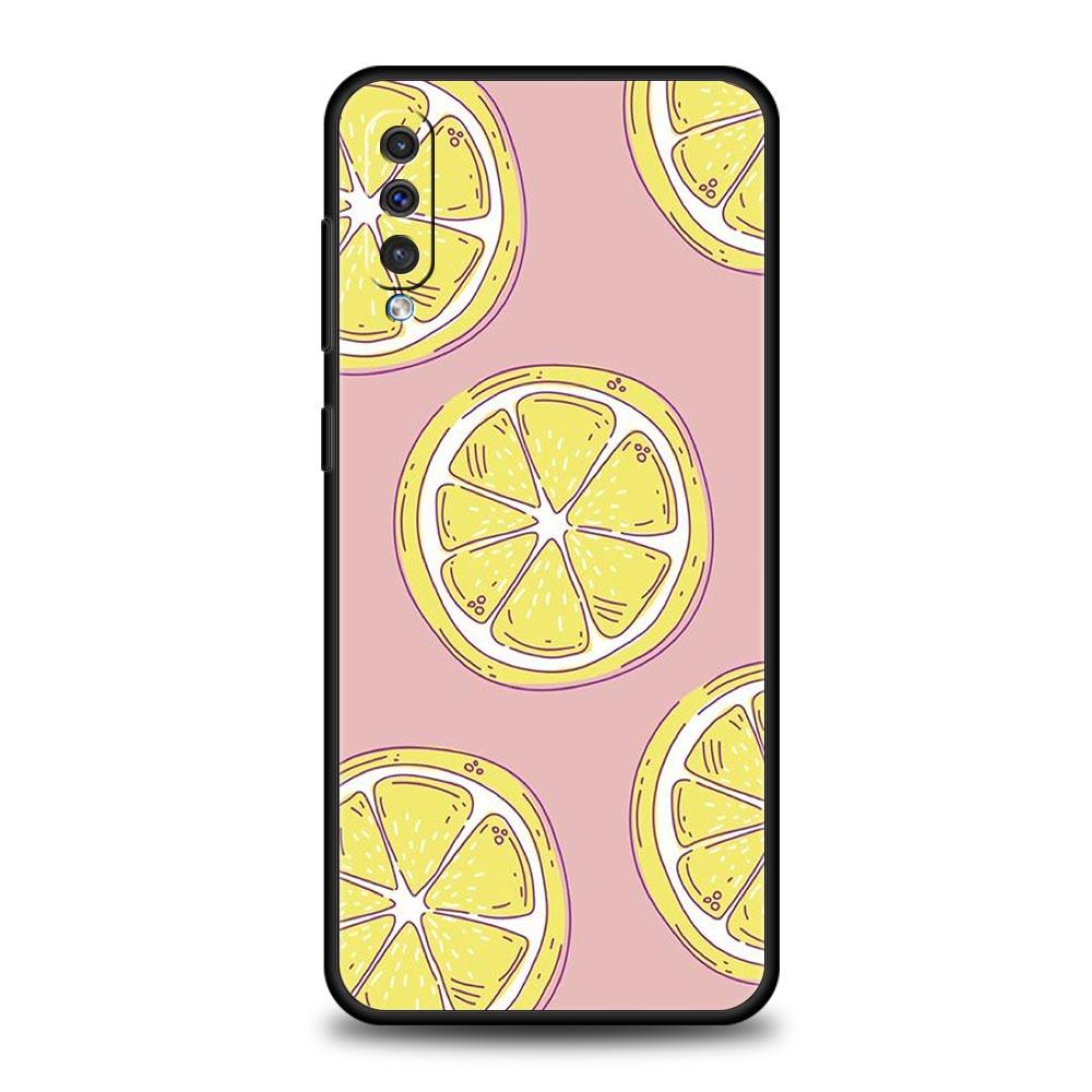 Чехол для телефона Mediterranean Lemon для Samsung Galaxy A52 A50 A70 A10 A30 A40 A20S A20E A02S A12 A22 A72 A32 5G A04s Силиконовый чехол