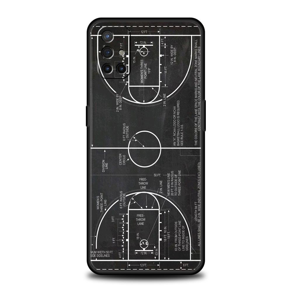 Чехол для телефона для Oneplus 13R 13 12 10T 11 R10 Nord N100 N200 N10 9 9R CE 3 Z Pro Lite Мягкий ТПУ Футбол Баскетбол Тактическая доска