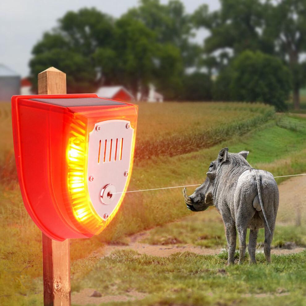 Animal Repellent USB Interface Charging Energy Saving Solar Powered Animal Repellent for Rabbit Fox Wild Pig