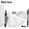 Compass Stationery Ruler Eraser Compass Ruler Kit Math Learning Tools Math Sets Geometry Kit Set