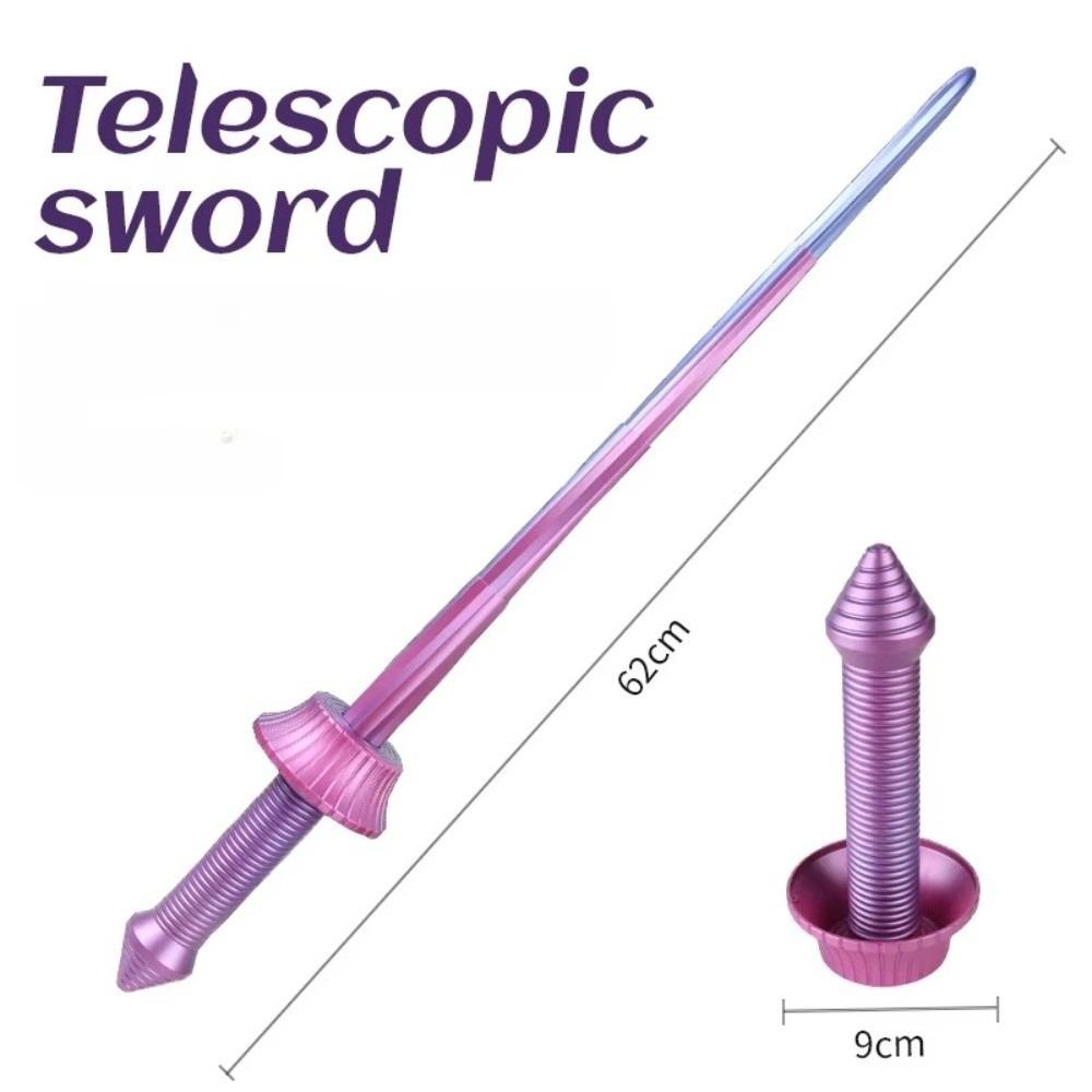 Anxiety Relief 3D Printing Telescopic Spiral Sword Sensory Toys Cosplay Props Retractable Toy 3D Gravity Katana Toys Adult