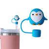 Крышка для трубочки Penguin, силиконовая крышка для трубочки, 10 мм, пылезащитная крышка для чашки Stanleys Reusab W0C0
