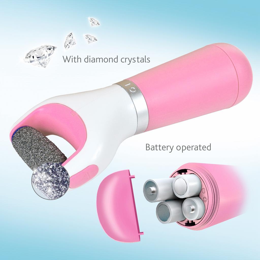 Электрическая шлифовальная машина для ног позволяет удобно удалять омертвевшую кожу на ногах.