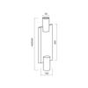 Kinkiet Genesis 2 Gu10 Czarny  Alu Milagro Ml0380