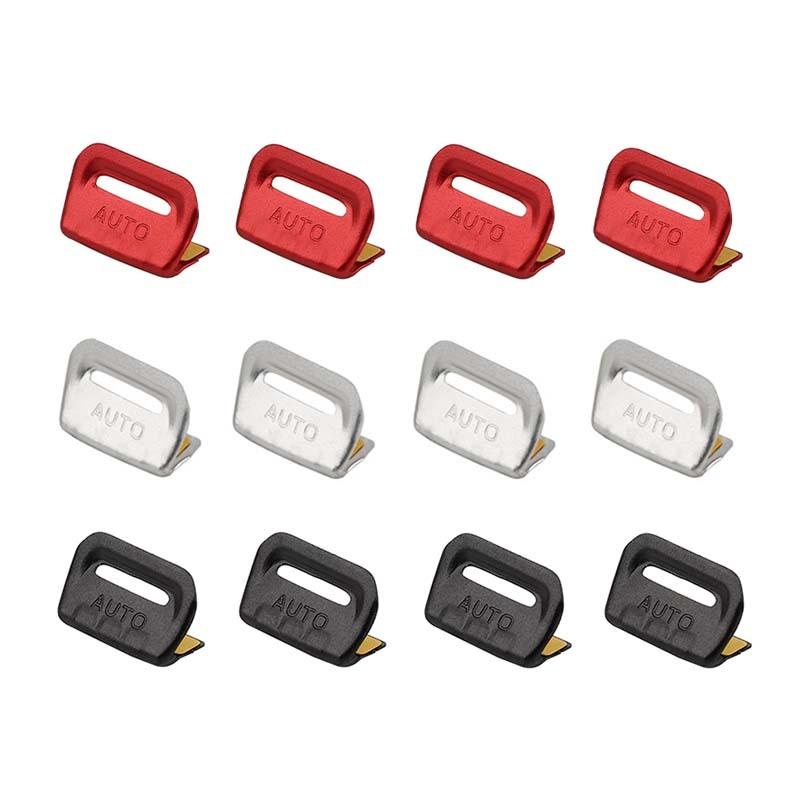 Aluminium Alloy Car Window Button Trim Decorative Stickers For Jeep Wrangler JL For JT Gladiator 2018 Up Interior Accessories