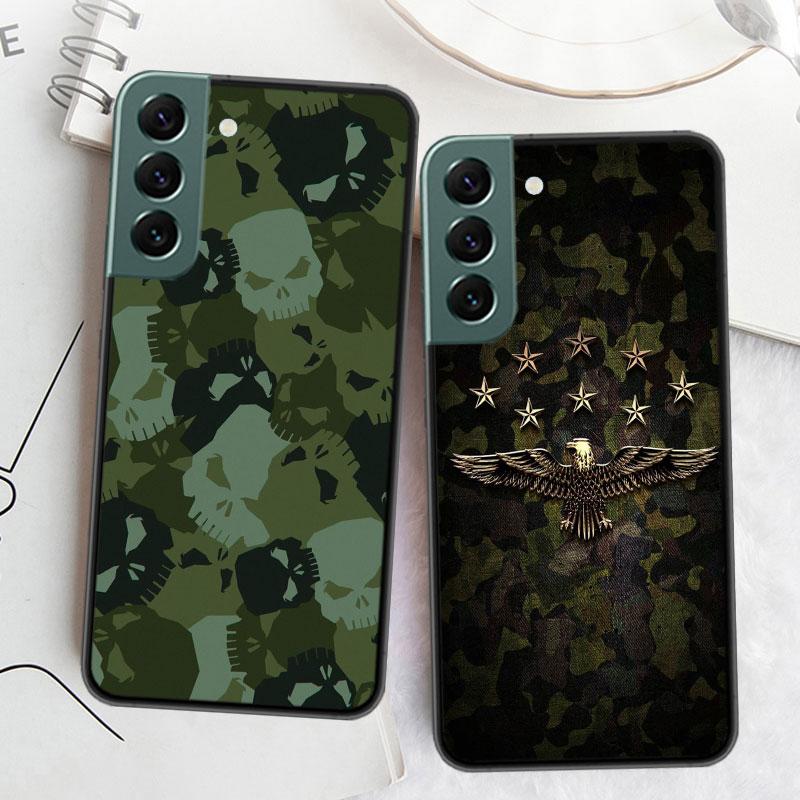 Чехол для телефона камуфляжной расцветки для Samsung A16 A26 A36 A56 Galaxy A02S A12 A52S A13 A23 A33 A53 A54 A34 A24 A14 A22 A32 A42 A72 Cov