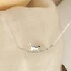 Female Personality Walking Cat Pendant Necklace Cute Animal Kitten Curved Simple Clavicle Chain Necklaces Party Jewelry