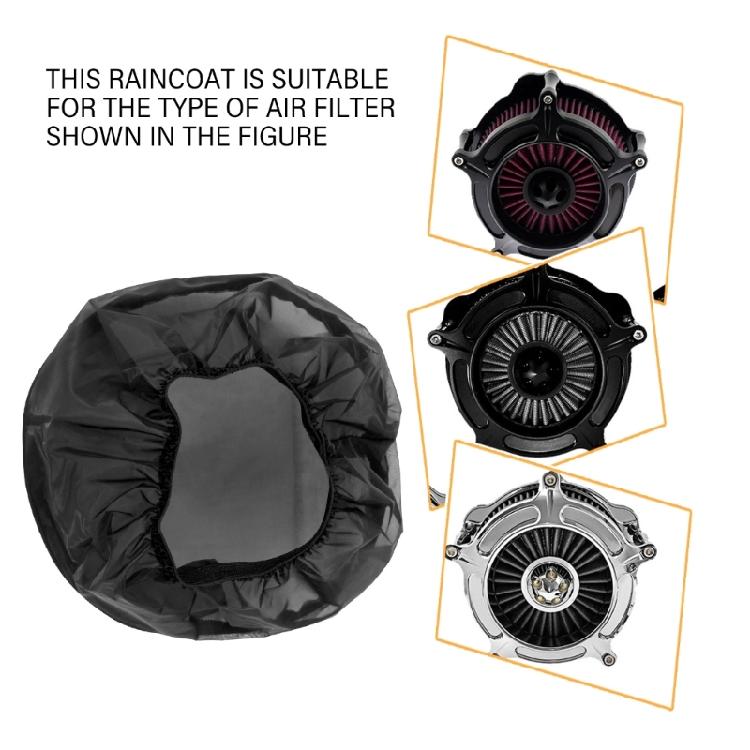 Motorcycle Air Filter Rain Sock Cover Dustproof Waterproof Air Filter Protective Cover for Motorbike