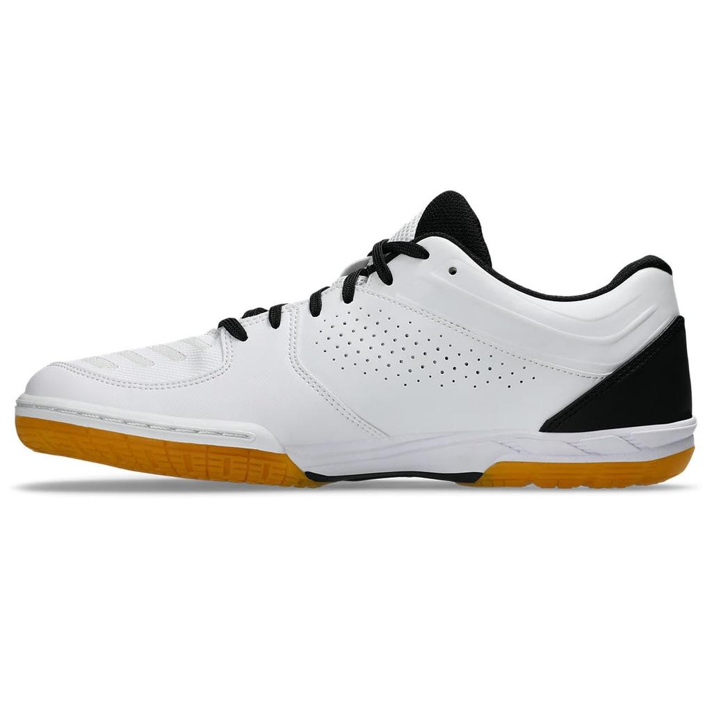 ASICS Attack Excounter 2 Unisex Indoor Court Sneakers White Black 2E Wide HM4751 23.5cm