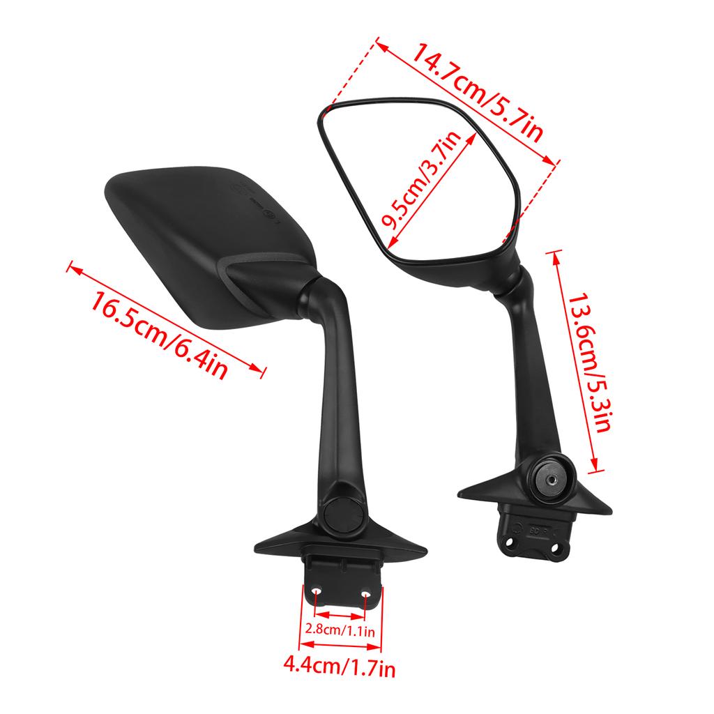 For Yamaha TMAX 530 T-MAX 530 TMAX530 T MAX530 2012-2018 2017 2016 Motorcycle Mirror Rear View Rearview Side Mirrors Accessories