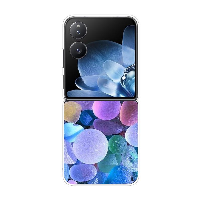 Твердая ПК-накладка для Xiaomi Mix Flip Противоударный чехол для телефона для Mi Mix Flip 5G Ультратонкая задняя прозрачная накладка MixFlip Чехол Coque Funda