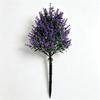 Simulated Persian Leaf & Morning Glory with Eucalyptus Ground Stake for Home Garden Decoration