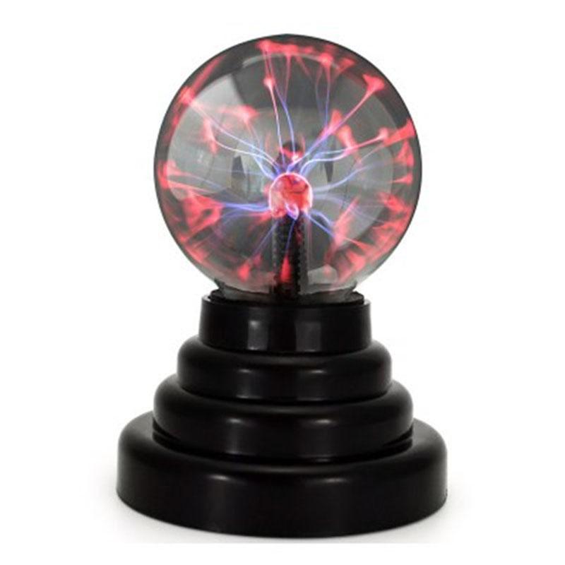 3 Inch Usb Magic Crystal Electrostatic Ion Ball Light Lightning Ball Night Light Atmosphere Lamp